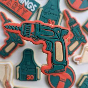 Drill Raised Cookie Stamp and Cutter
