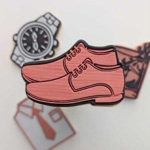 Dress Shoes Cookie Stamp and Cutter Set