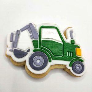 Excavator Raised Cookie Stamp & Cutter