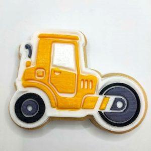 Road Roller Raised Cookie Stamp & Cutter