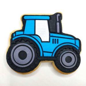 Tractor Raised Cookie Stamp & Cutter
