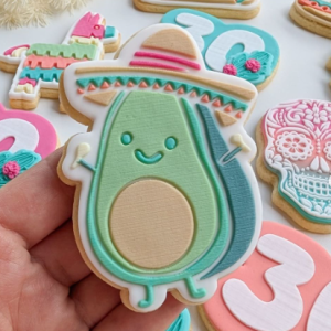 Avocado Cookie Cutter & Stamp Set