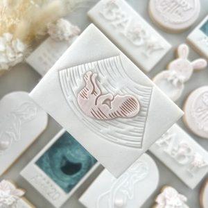Baby Ultrasound Cookie Stamp