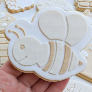 Bumble Bee Raised Cookie Stamp and Cutter