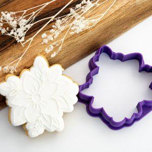 Flower and Leaves Cookie Cutter