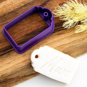 Gift Tag Cookie Cutter