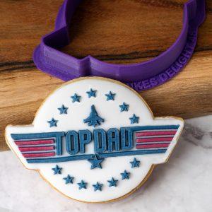 Top Dad (Top Gun) Cookie Cutter