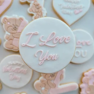 I Love You (Script) Cookie Stamp