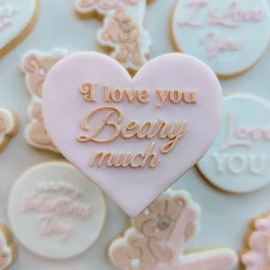 I Love You Beary Much Cookie Stamp