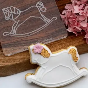 Rocking Horse Raised Cookie Stamp