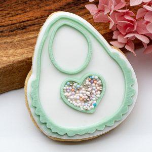 Baby Bib Raised Cookie Stamp