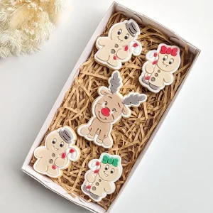 Christmas cookie stamp and cutter sets