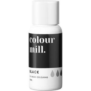 Colour Mill Oil Based Food Colouring 20ml (Black)