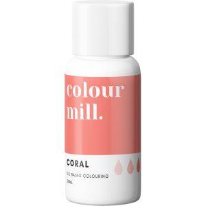 Colour Mill Oil Based Food Colouring 20ml (Coral)