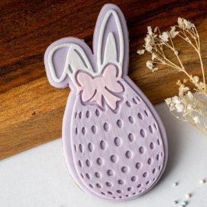 Easter Egg with Bunny Ears Cookie Stamp