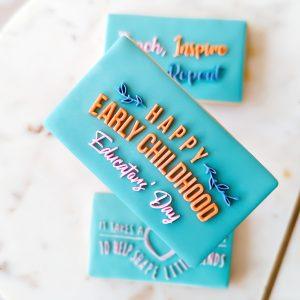 Happy Early Childhood Educators Day Cookie Stamp