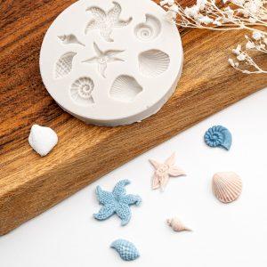 Seashell Silicone Fondant or Chocolate Mould