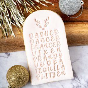 Funny Christmas Cookie Stamp