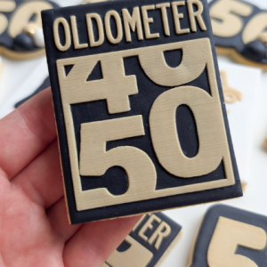 Oldometer Raised Cookie Stamp