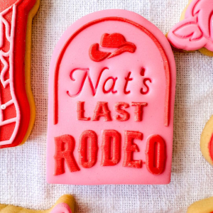 Last Rodeo Raised Cookie Stamp
