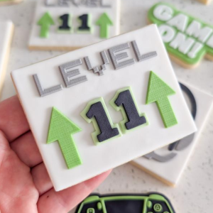 Level Up Raised Cookie Stamp