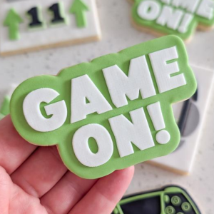 Game On! Raised Cookie Stamp and Cutter