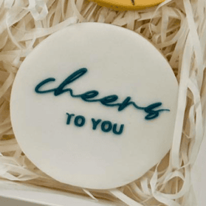 Cheers To You Script Raised Cookie Stamps Set