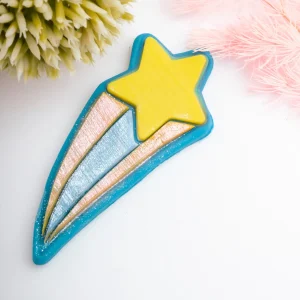 Shooting star cookie stamp and cutter