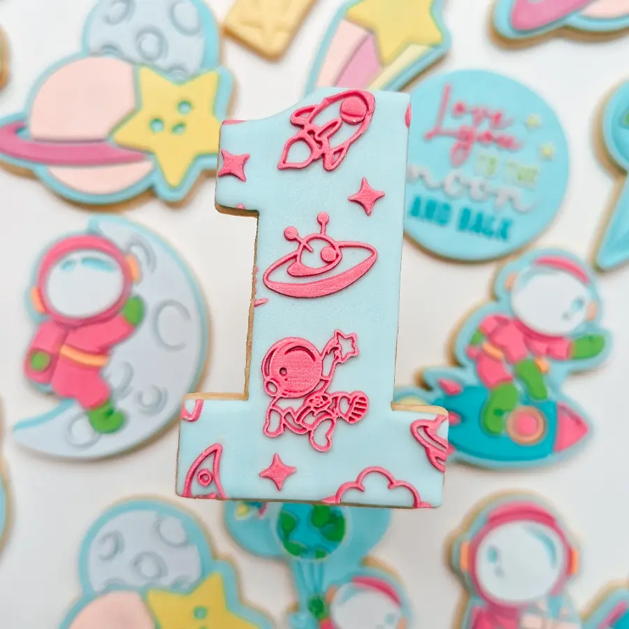 Space theme texture stamp