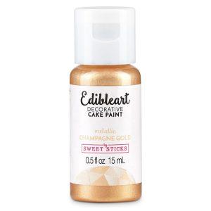 Sweet Sticks Metallic Champagne Gold Decorative Cake Paint