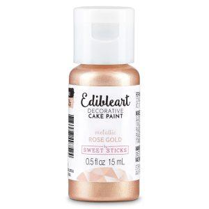 Sweet Sticks Metallic Rose Gold Decorative Cake Paint