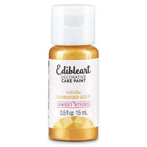 Sweet Sticks Metallic Sunkissed Gold Decorative Cake Paint
