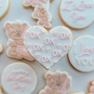 XOXO Valentines Day Texture Stamp