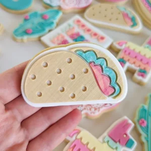 Taco Cookie Stamp and Cutter