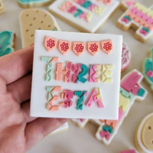 Three-esta Cookie Stamp