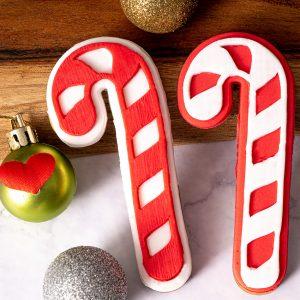 Candy Cane Cookie Stamp Raised Debosser
