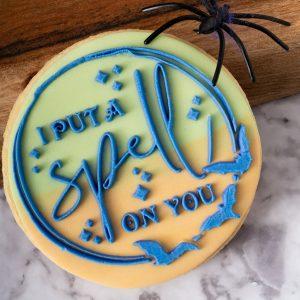 I Put a Spell on You Halloween Raised Cookie Stamp